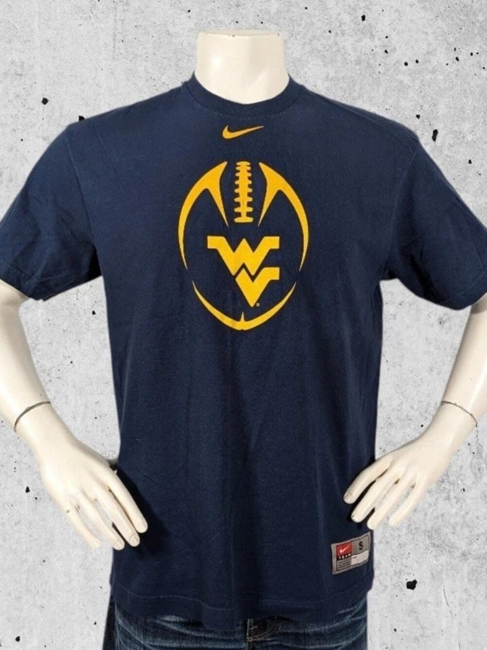 West Virginia Mountaineers Nike T Shirt Size Small NCAA Football